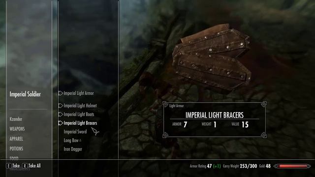 Skyrim : Woodelf Sneak Archer Gameplay No commentary Beginning смотреть онлайн