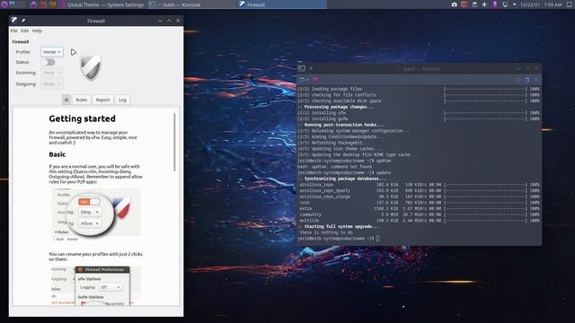 ArcoLinux : 2440 Installing the firewall gufw on ArcoLinux and enabling it смотреть онлайн