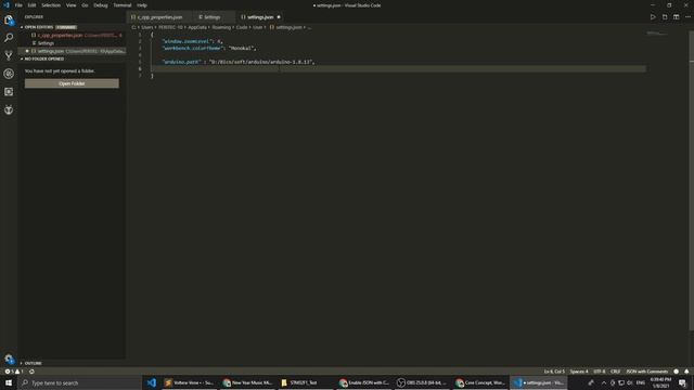 SOLVED: Comments are not permitted in JSON.(521) - VSCode error смотреть онлайн