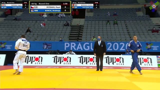 2020 Praha 1 K 66 kg Petřikov Pavel CZE vs Buncic Strahinja SRB смотреть онлайн