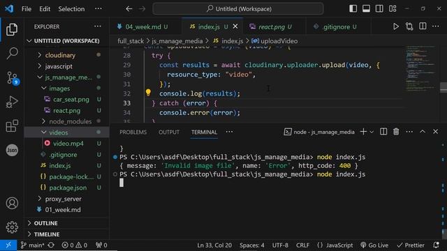 ? Upload Multiple Images and Videos to Cloudinary in [JavaScript, Node JS, React JS] #javascript смотреть онлайн