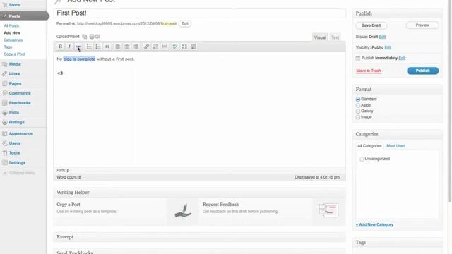 DIY Digital Media - Wordpress Tutorial: Posts, Tags, and Categories смотреть онлайн