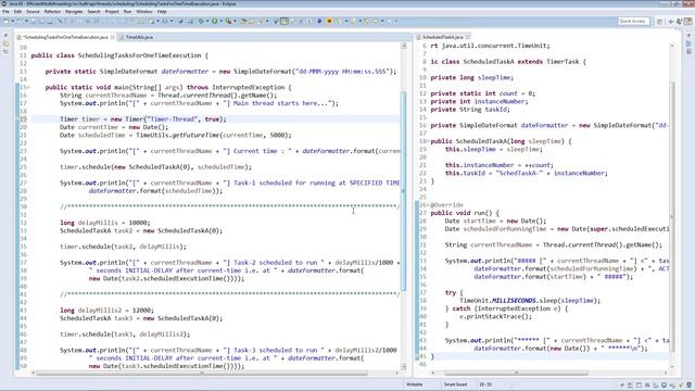 8 Scheduling Tasks For One Time Execution Using Normal Threads API PART 2 -- Executor Framework смотреть онлайн