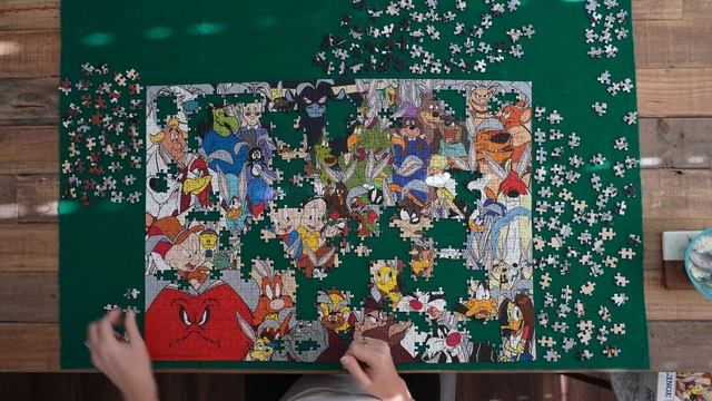 This Looney Tunes Ravensburger Jigsaw Puzzle is a BLAST from the Past! [Time Lapse] смотреть онлайн