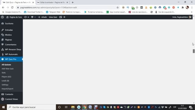WP QUIZ PRO Tutorial en Español смотреть онлайн