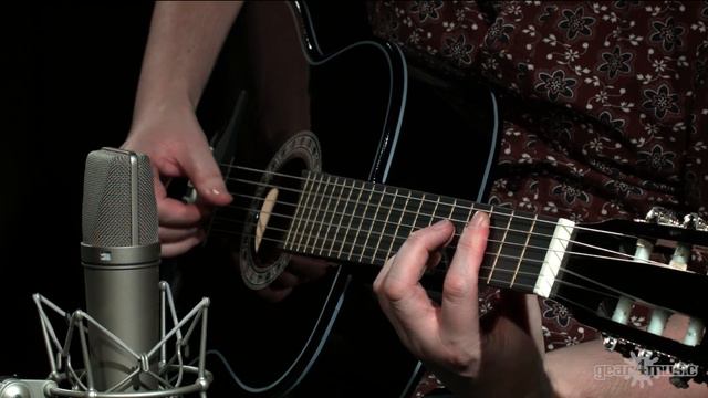 Gear4music Classical Electro Acoustic Guitar in Black | Demonstration смотреть онлайн