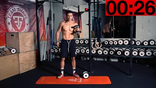 15min Musculation Haut Du Corps Haltère !!