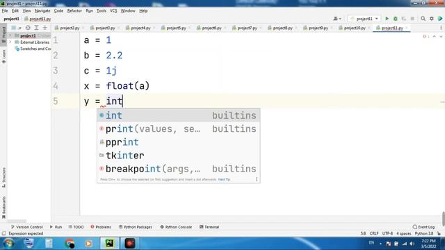 Python Tutorial for Beginners - Type Casting in Python - Lesson 11 смотреть онлайн