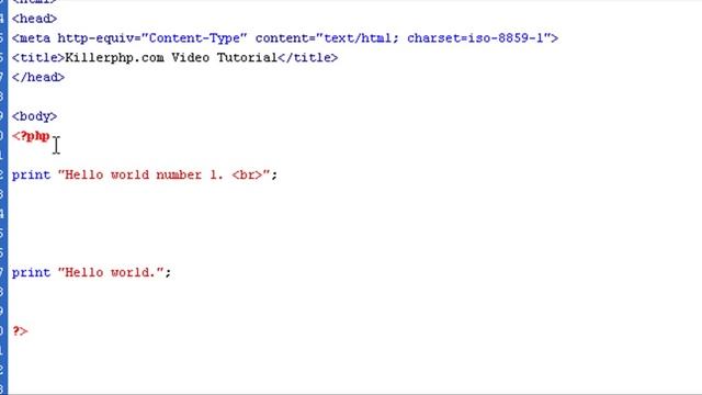 PHP Basics: your first php script part 2 смотреть онлайн