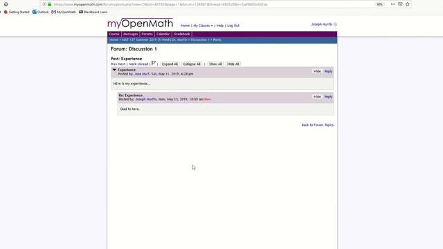 MyOpenMath Discussion Board and Forums Demo смотреть онлайн