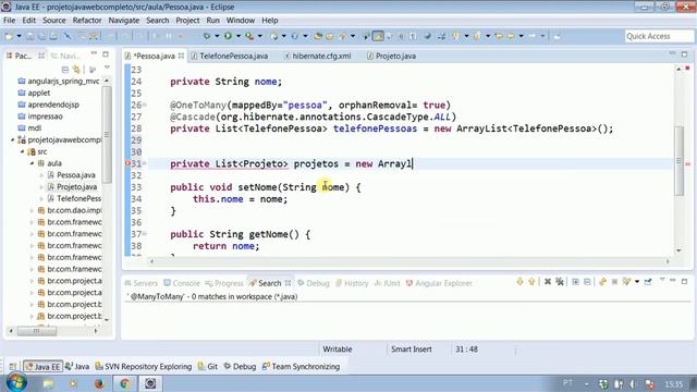 Hibernate - @ManyToMany como implementar corretamente ? смотреть онлайн