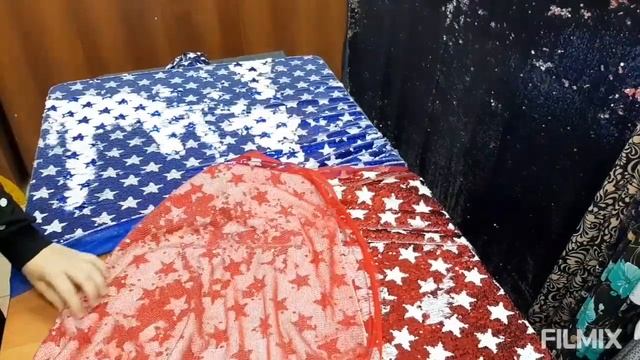 Сетка двухсторонняя с паетками . Обзор ткани смотреть онлайн