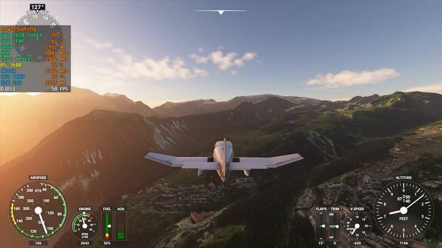 Microsoft Flight Simulator Gtx 1650 Super + Ryzen 5 3600 - Gameplay смотреть онлайн
