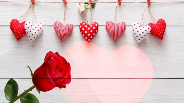 Love Gif | Red Rose & Hearts смотреть онлайн