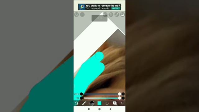 Аня Покров с бирюзовыми волосами . Ibis Paint X . ? ?️? смотреть онлайн