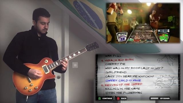 ALL GUITAR HERO 2 SONGS ON A REAL GUITAR смотреть онлайн