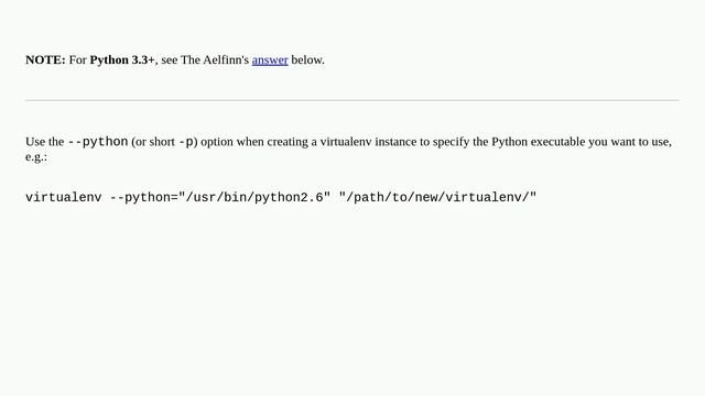 Use different Python version with virtualenv смотреть онлайн
