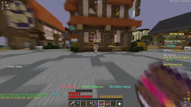 Farming To Hyperion! EP 3 | Hypixel Skyblock - Garden Update смотреть онлайн