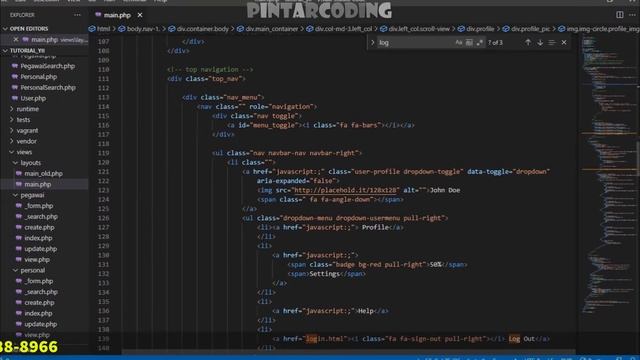 30. Pembahasan Ini Harusnya di Awal !! Begini Cara Merapikan Layout - Yii2 Tutorial Indonesia смотреть онлайн