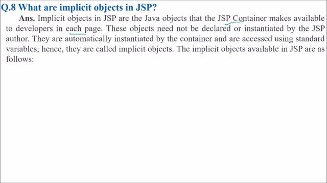 JAVA SERVER PAGES QUESTIONS AND ANSWERS | JAVA SERVER PAGES Q&A | TOP 30 JSP Q&A Part 1 смотреть онлайн
