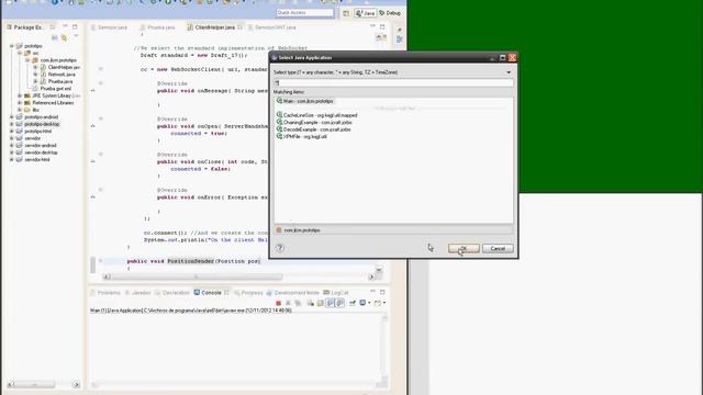 Demo of Client-Server application made with Java WebSockets смотреть онлайн