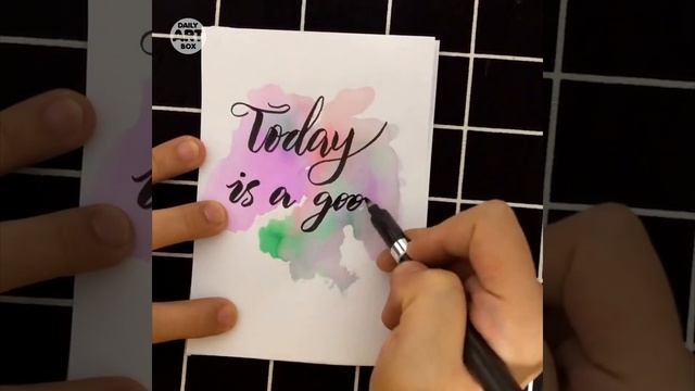 The Art of drawing Beautiful letters. Creative Calligraphy & Hand Lettering. Title Ideas смотреть онлайн