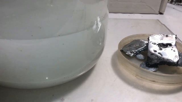 Аффинаж серебра из хорошего материала. Цементация на цинк. смотреть онлайн