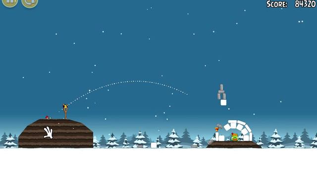 Angry Birds: Seasons. Season's Greedings (level 1-5) 3 stars Прохождение от SAFa смотреть онлайн