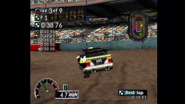 Rally Cross. [PlayStation - Sony Computer Ent. Inc]. (1997). Normal Season. Vet & Pro Play. смотреть онлайн
