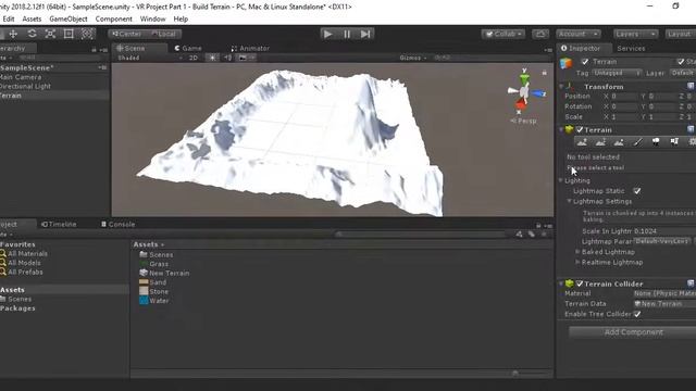 VR Project - How to make Terrain in Unity! смотреть онлайн