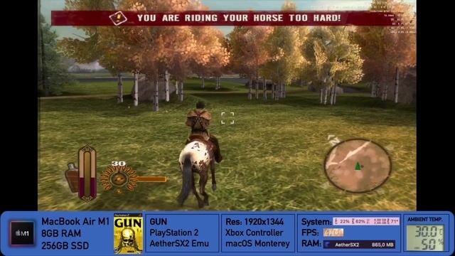 M1 MacBook Gaming - GUN - PlayStation 2 - AetherSX2 - смотреть онлайн