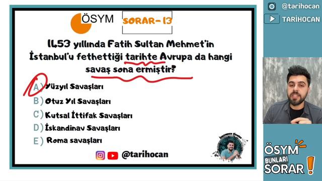 KPSS 2024’te Çıkması Muhtemel 27 Tarih Sorusu-1 | TARİHOCAN #ösym #kpss #yks смотреть онлайн