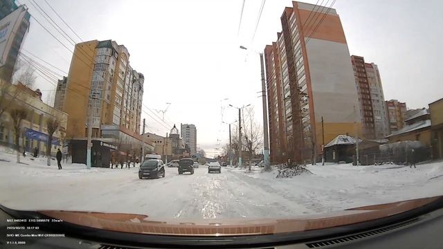 Гололед, пешеходы на лыжах. Чита смотреть онлайн