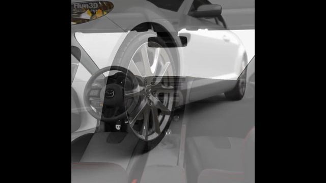 3D Model Mazda RX 8 with HQ interior 2008 at 3DExport.com смотреть онлайн