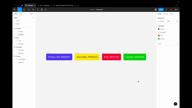 Building a Design System with Figma (Part 3) - Color system смотреть онлайн