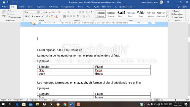 Clase de Inglés - Grado 6° - Past simple of regular and irregular verbs смотреть онлайн