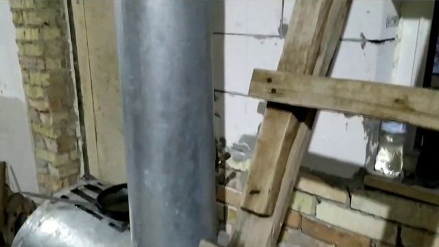 Печь для гаража.Жарим яйцо на гарячем воздухе.(4 часть) смотреть онлайн