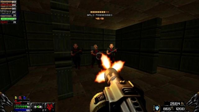 Enjay Zdoom 2001 [Doom 2 wad /w Guncaster mod] смотреть онлайн