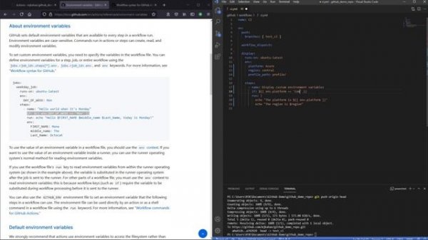 Set environment variables // GitHub Actions