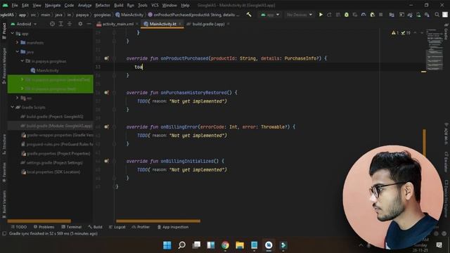 android studio in app billing tutorial - subscription system in android смотреть онлайн