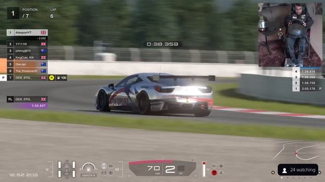 GT7 Day 71 - LIVE GAMEPLAY - cockpit cam - TCS OFF - Manual + Clutch - Ai on Hard - v1.13