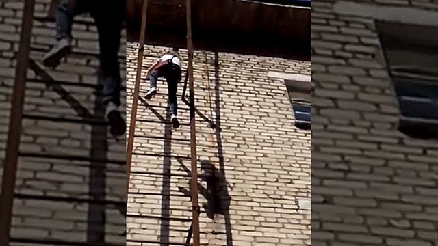 4-ёх летняя девочка лезет на крышу смотреть онлайн