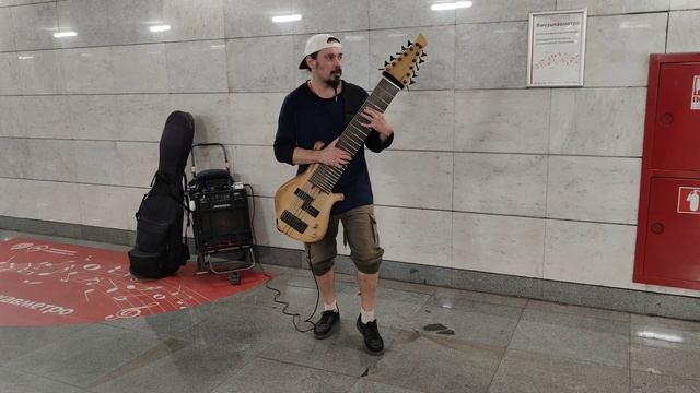 #guitar Из Pulse Of The Earth - Василий Чернов и его 12 Струнный Бас - 12 Strings Bass #metro Москв смотреть онлайн