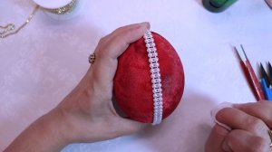 Мастер Класс бархатное Пасхальное яйцо со стразами своими руками!!!