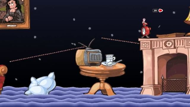 Worms World Party Mission 27 | Jegg Central | Speedrun смотреть онлайн