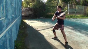 Теннис. Учебное видео. Удары с лета. Часть 2.