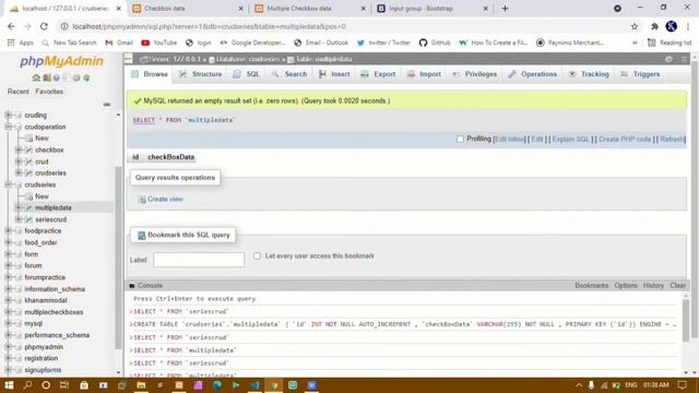 #6. Insert Checkbox Data into MySQL Database using PHP. смотреть онлайн