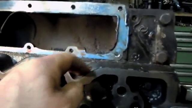 Расточка ГБЦ Каменс под углом. смотреть онлайн