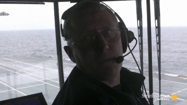 Aircraft Carrier Prepares for First Chopper Landing on Deck смотреть онлайн