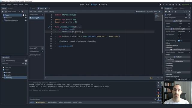 Make A 2D Platformer In 10 MINUTES (Godot 4) смотреть онлайн